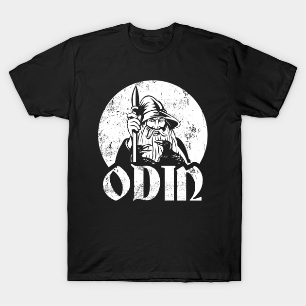 Mystic Odin Wanderer Viking Norse Valhalla Edda Ragnar Shirt T-Shirt by stearman